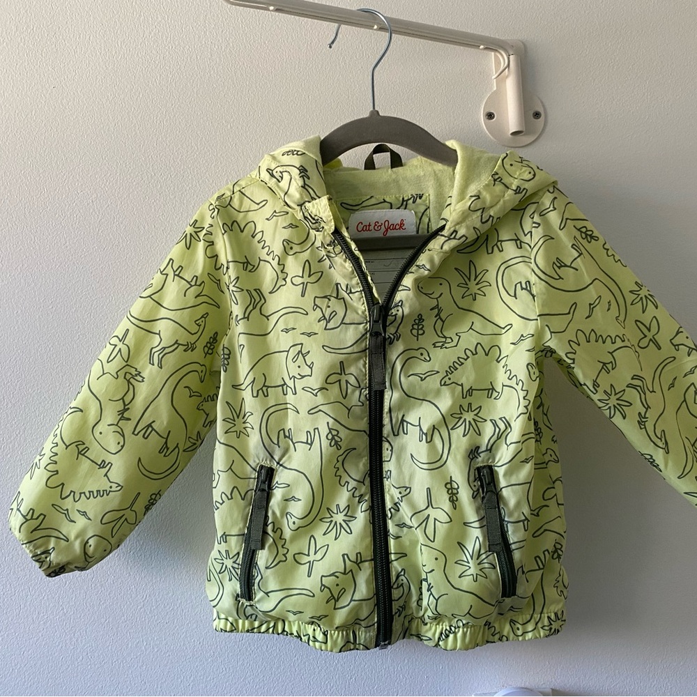 Cat & Jack - light hooded jacket- Dino print